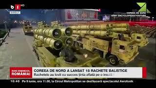 COREEA DE NORD A LANSAT 18 RACHETE BALISTICE. Știri B1TV_11 mai 2024