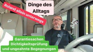 Wohnmobiltour nach Bad Waldsee zu Hymer - Garantiefälle, Dichtigkeitsprüfung, Genussküch ...