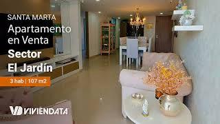 Apartamento en Venta en El Jardín, Moderno con Piscina, Santa Marta