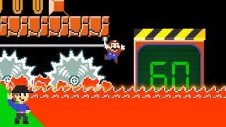 Mario has 60 Seconds to Escape the Lava!