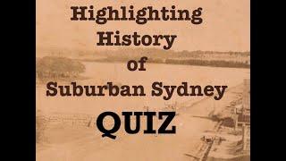 Sydney Suburban History Quiz