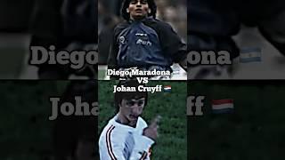 Diego Maradona VS Johan Cruyff | Fútbol Battles #1v1 #soccer #maradona #johancruyff