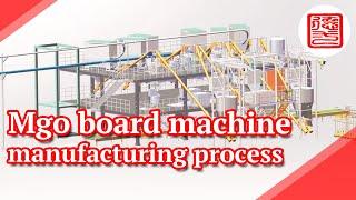 Mgo board machine manufacturing process of mgo board making machine mgo board production line.