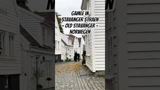 Gamle in Stavanger Straen - Old Stavanger - Norwegen