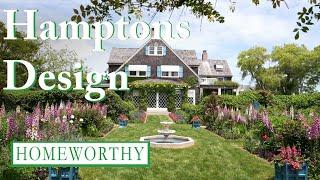 HAMPTONS INTERIOR DESIGN | Chic Decor and Gorgeous Gardens