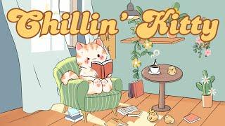 Chillin' Kitty️Sunshine 1 Hour Cafe SongStream cafecute & relaxing Make Your Day Better