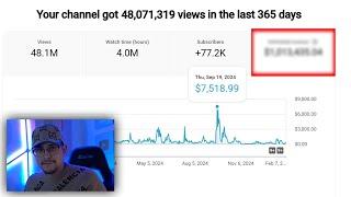 f*ck it, how much YouTube paid me for 48,000,000 Views....