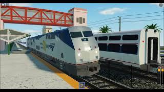 Cab View | Tri-Rail Train Simulator Roblox | Miami to West Palm Beach