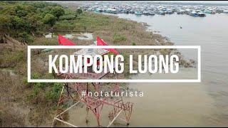 Epic aerial movie of Kompong Luong Floating Village (Cambodia, South East Asia) - filmed in 4K