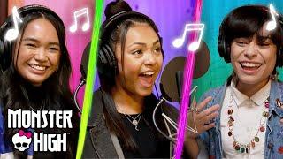 Monster High: The Movie Cast Records Songs! | Behind the Scenes | Monster High