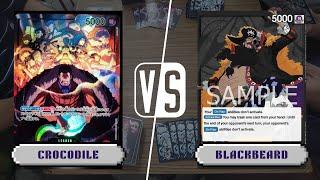 New Blackbeard Player vs Crocodile (Purple/Yellow) | One Piece TCG