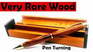 [Pen Turning] [Very Exotic Wood] Cocobolo Wood Ballpoint Pen / Mara Gold