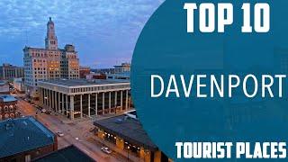 Top 10 Best Tourist Places to Visit in Davenport, Iowa | USA - English