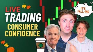 Live Trading CB Consumer Confidence | GOLD, USD, SPX500 & More!