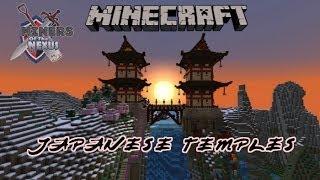 Building Minecraft Japanese Temples - Miners of the Nexus