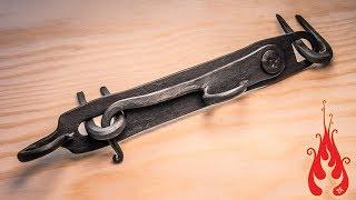 Blacksmithing - Making a hasp latch