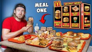 I Finished EVERY Secret Menu Item At Fast Food Restaurants For 72 Hours