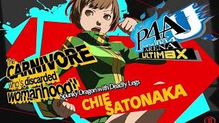 Persona 4 Arena Ultimax (Chie Satonaka) Arcade Gameplay [Risky] - Story & Ending [1080p 60fps]