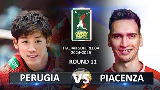 Perugia vs Piacenza | Italian Volleyball SuperLega 2024/2025