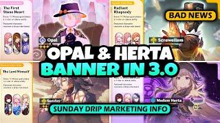 NEW UPDATE! 3.0 Banner Roadmap - Opal and Herta | 2.6 Rerun Banner Lineup - Honkai: Star Rail