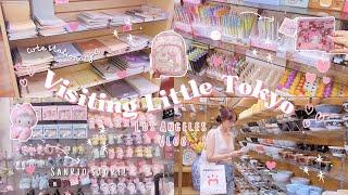 Shopping in Little Tokyo LA Sanrio Store + Daiso Store and other Stationary Shops