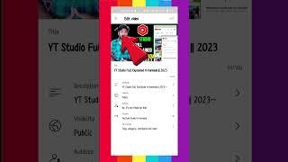 How to download Your YouTube video thumbnail #ytshorts #youtubethumbnail
