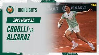 Alcaraz vs Cobolli Round 1 Highlights | Roland-Garros 2023