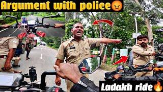 Argument with Police{ Ladakh Ride‍Forest Route Ep- 4Lakhimpur to haldwani