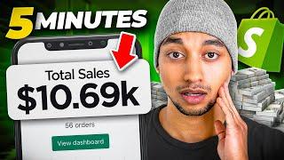 How I Find $100k/Month Products In 5 Minutes (Shopify Dropshipping 2023)