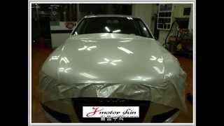 AUDI A4 백진주펄필름 전체시공 동영상 -  j motor skin