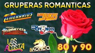 GRUPERAS VIEJITAS MIX 80S 90S ROMANTICAS - LOS TEMERARIOS, BUKIS, CAMINANTES, YONICS, ACOSTA Y MAS