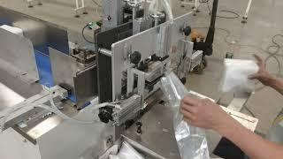 Máquina de llenado y sellado de papel tisú para servilletas de mesa de 120 mm de altura de embalaje