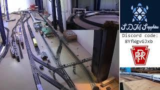 SDM Sapphire Live model train running! new setup!