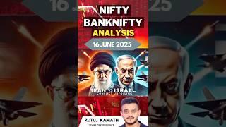 Nifty & BankNifty Analysis-16 June 2025 #stockmarket #nifty #banknifty #optiontrading #swingtrade