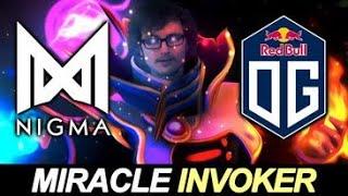 NIGMA vs OG — MIRACLE Invoker, Intense Comeback Game