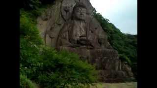 Dai-Butsu (Huge Buddha statue) at Nihon-ji in Mt.Nokogiri in Japan