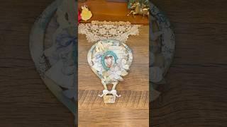 Mixed Media Hot Air Balloon Featuring the Stamperia Timeless collection! #mixedmedia #asmr #shorts