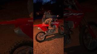 2024 CRF150R first start and ride.