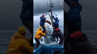 Sailors catch the world's largest shark