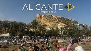 Alicante Walking Tour – Discover Top Attractions & Stunning Views | Spain 4K 