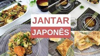 JANTAR COMPLETO JAPONÊS: Entrada, Prato Principal e sobremesa! | Natália Hollup