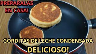 Gorditas de leche condensada rico y esponjosos