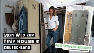 Army-Spind Wird Vintage-Schrank (Upcycling)  Mein Weg zum TINY HOUSE in Deutschland #43