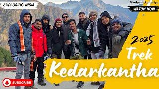 Kedarkantha Winter Trek With Strangers | Best Snow Trek In India | Kalpesh Kalsariya Vlog | #solo