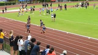 Bullis Girl (Mirai Bernard Lane 4) Breaks Meet Record at the 2022 ISL Track and Field Championships