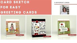 A Practical Card Sketch To Make Easy Greeting Cards