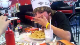 Noah luvs french fries...