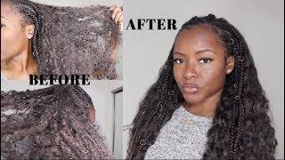 HOW TO REFRESH SYNTHETIC HAIR CURLS! EASY | increesemypiece