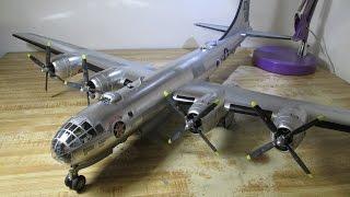 Building Revell B-29 Superfortress. From Start to Finish. 1/48 Scale.