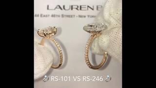 Oval Diamond Engagement Rings Comparison